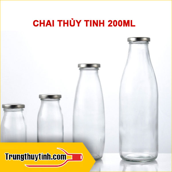 Chai thủy tinh 200ml 