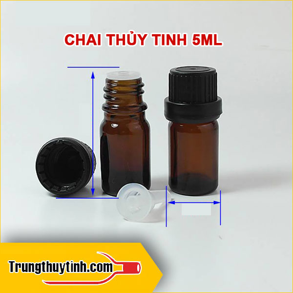 Chai thủy tinh 5ml