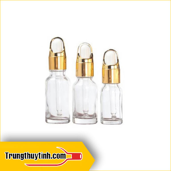 Chai thủy tinh 7ml nắp bóp