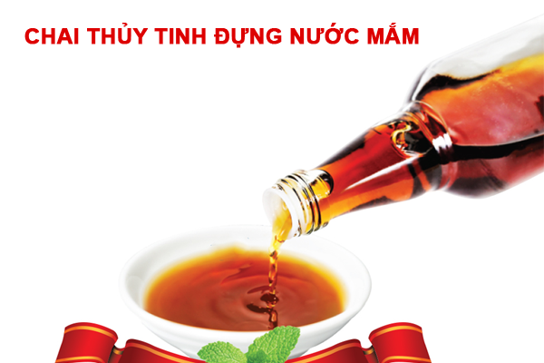 Chai thủy tinh đựng nước mắm