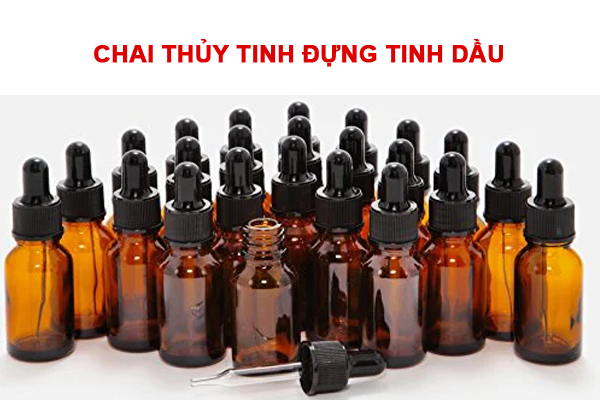 Chai thủy tinh đựng tinh dầu