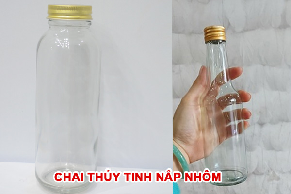 Chai Thủy Tinh Nắp Nhôm