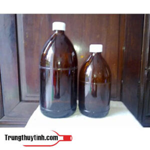 Chai thủy tinh nâu đựng hóa chất 1000ml