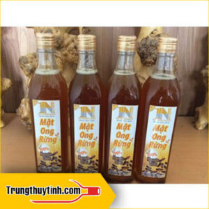 Chai thủy tinh vuông đựng mật ong 500ml nắp nhôm