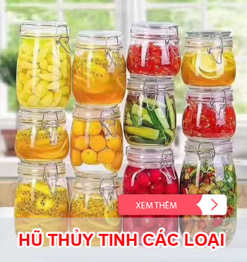 Hũ thủy tinh các loại