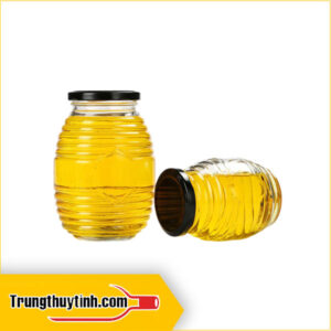 Hũ thủy tinh đựng mật Ong 100ml nắp thiếc