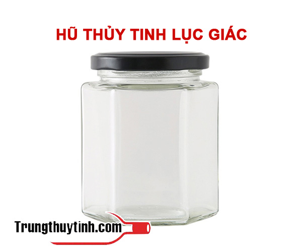 Hũ thủy tinh lục giác