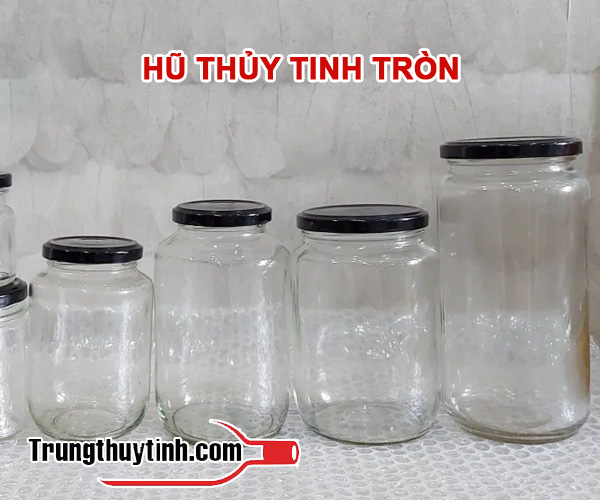 Hũ thủy tinh tròn